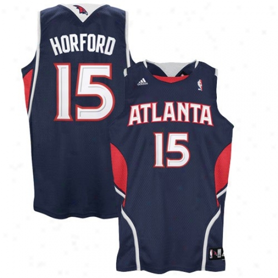 Atlanta Hawks Jerseys : Adidas Atlanta Hawks #15 Al Horford Navy Blue Road Swingman Basketball Jerseys