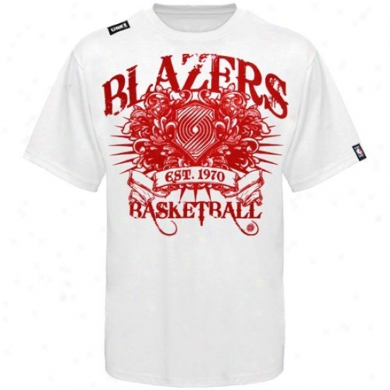 Blazers Shirt : Blazers White Beastmaster Shirt