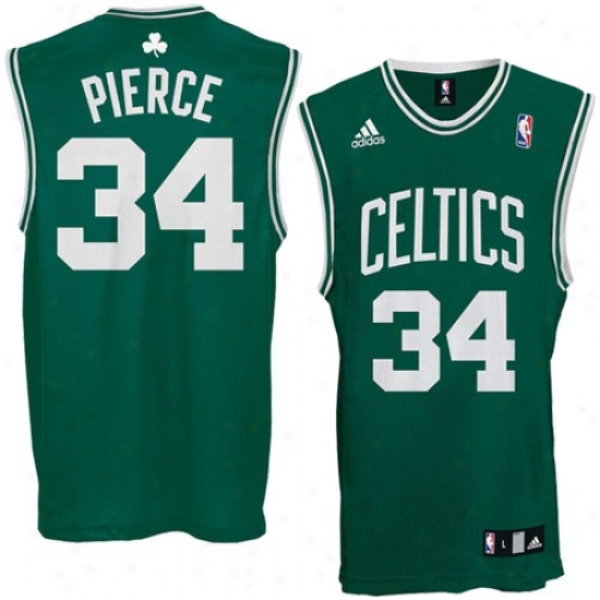Boston Celtic Jerseys : Adidas Boston Celtic #34 Paul Pierfe Green Replica Basketball Jerseys