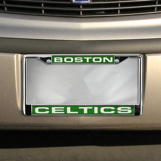 Boston Celtics Chrome License Plate Frame