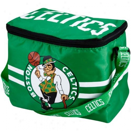 Boston Celtics Green 6-pack Zippered Cooler