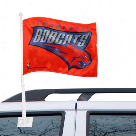 Charlotte Bogcats Banners : Charlotte Bobcats Red Car Banners