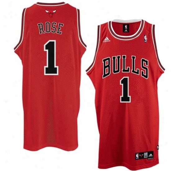 Chicago Bulls Jersey : Adidas Chicago Bulls #1 Derrick Rose Red Swingman Basketball Jersey