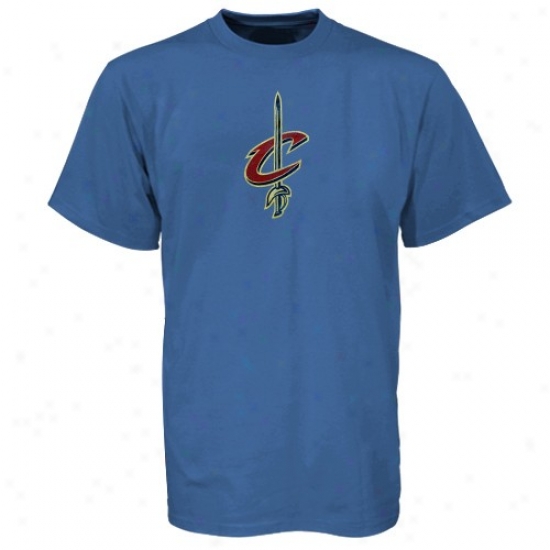 Cleveland Cavalier Tshirts : Sport Authentics By Adidas Cleveland Cavalier Light Blue Better Logo Tshirts