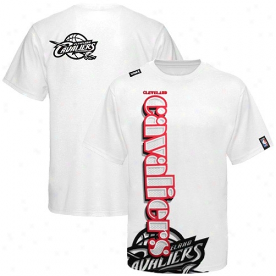 Cleveland Cavs Tshirt : Cleveland Cavs White Measurements Tshirt
