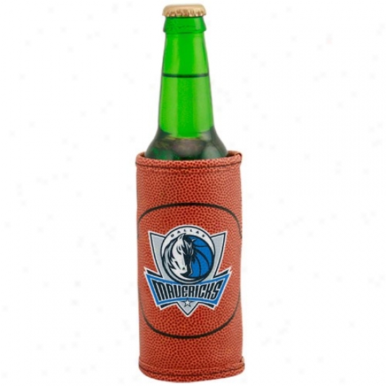 Dallas Mavericks Brown Basketball Bottle Coolie