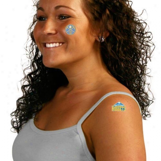 Denver Nuggets 8-pack Waterless Temporary Tqttoos
