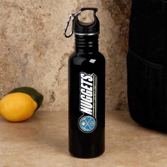 Denver Nuggets Black Stainless Harden Water Bottle