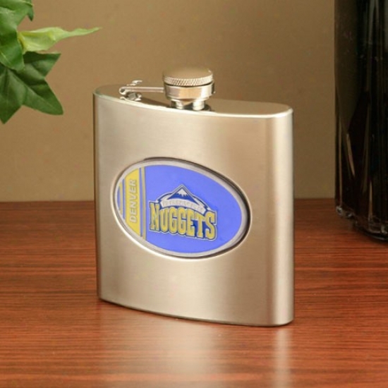 Denver Nuggets Stainless Steel Flask
