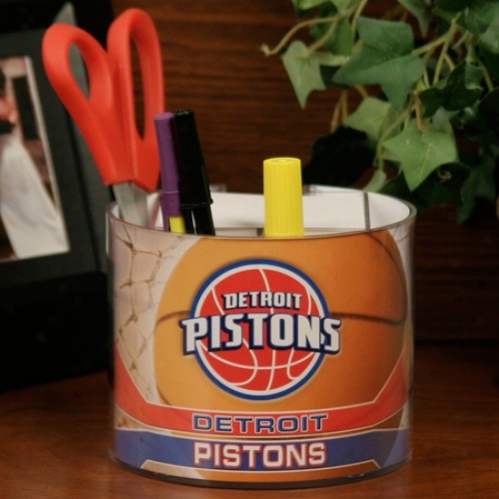 Detroit Pistons Basketball Graphic Paper & Desk Caddy