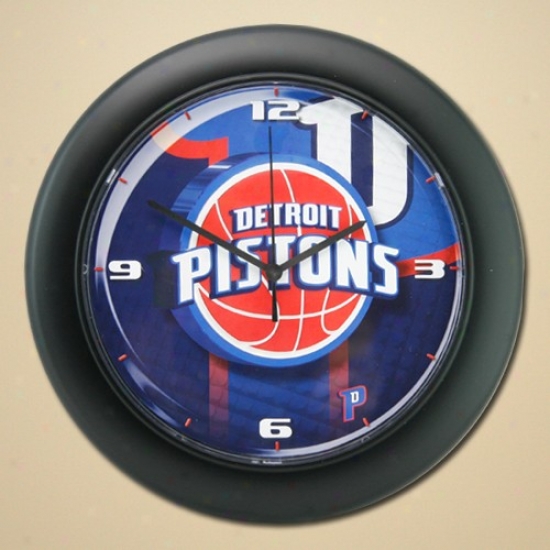Detroit Pistons High Definition Wall Clock