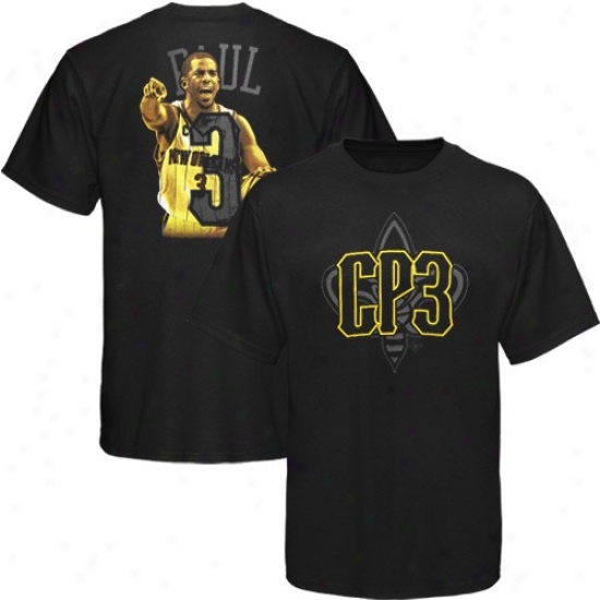 Hornets Apparel: Hornets #3 Chris Paul Black Notorious T-shirt