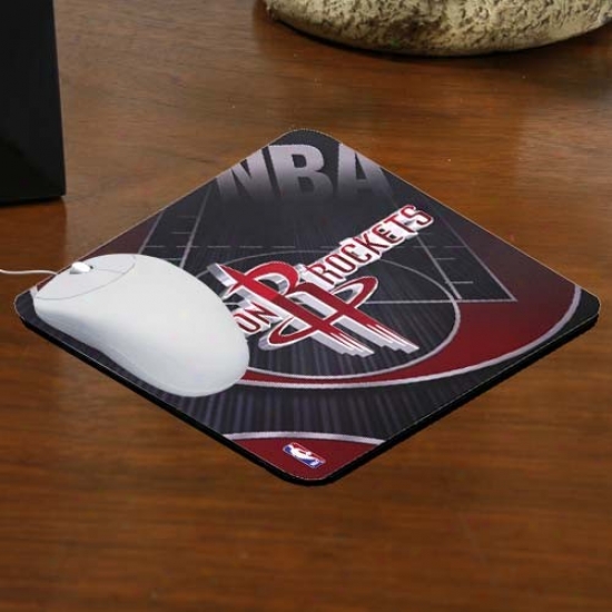 Houston Rockets Team Logo Neoprene Mousepad