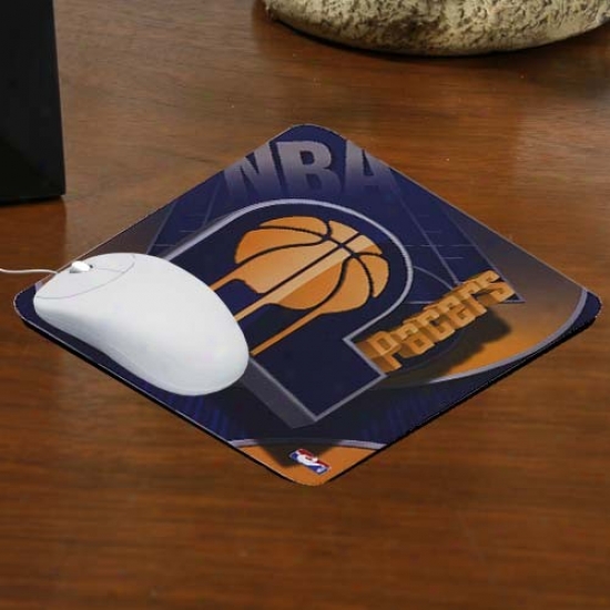 Indiana Pacers Team Logo Neoprene Mousepad