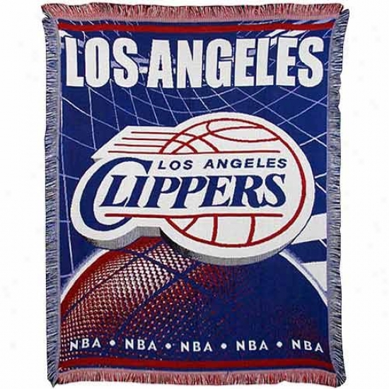 Los Angeles Clippers Jacquard Woven Blanket Throw
