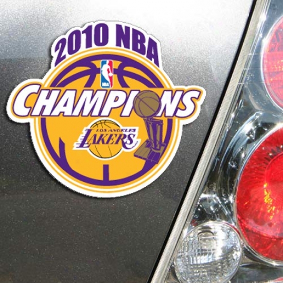 "los Angeles Lakers 2010 Nba Champions 6"" Magnet"