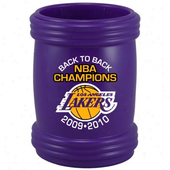 Los Angeles Lakers 2010 Nba Champions Back-to-hack Champs Plastic Magna Coolie