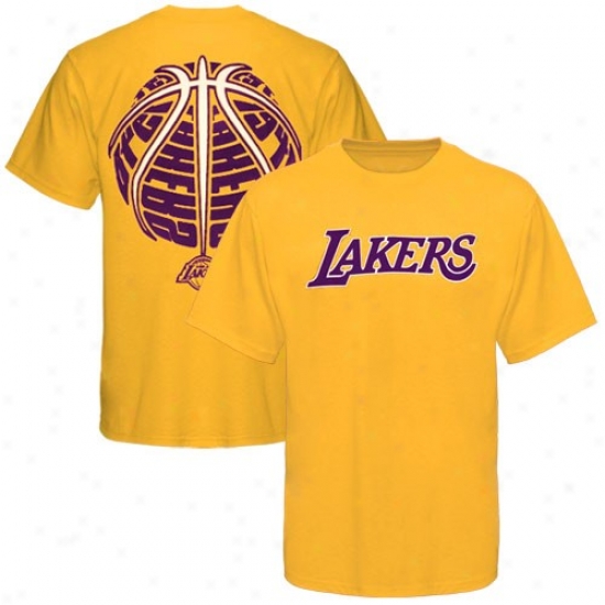 Los Angeles Lakers Apparel: Los Angeles Lakers Gold TheR ock T-shirt