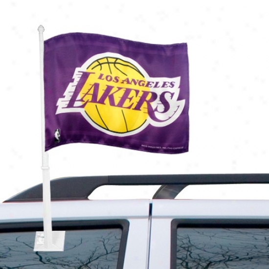 Los Angeles Lakers Babner : Los Angeles Lakers Purple Car Banner