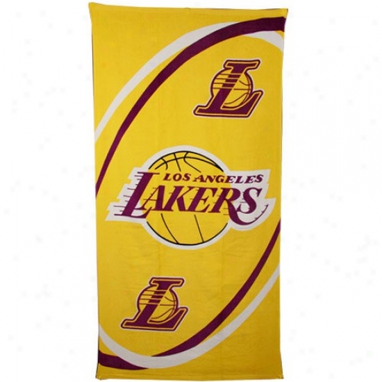 Los Angeles Lakers Beach Towel