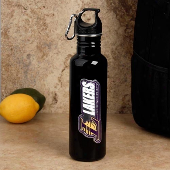 Los Angeles Lakers Dark Stainless Steel Water Bottle