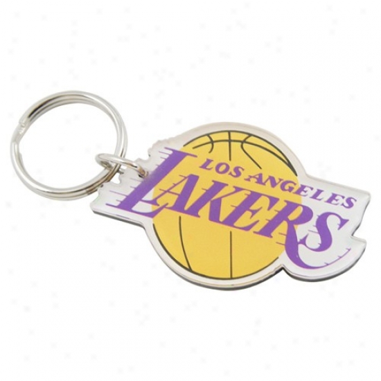 Los Angeles Lakers Team Logo High Definition Keychain