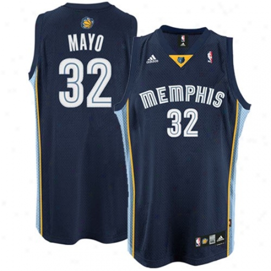 Memphis Grizzlie Jerseys : Adidas Memphis Grizzlie #32 O.j. Mayo Navy Blue Swingman Basketball Jerseys