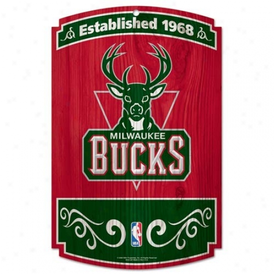 Milwaukee Bucks Forest Sign