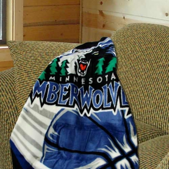 Minnesota Timberwolves 50x60 Royal Plush Blanket Throw
