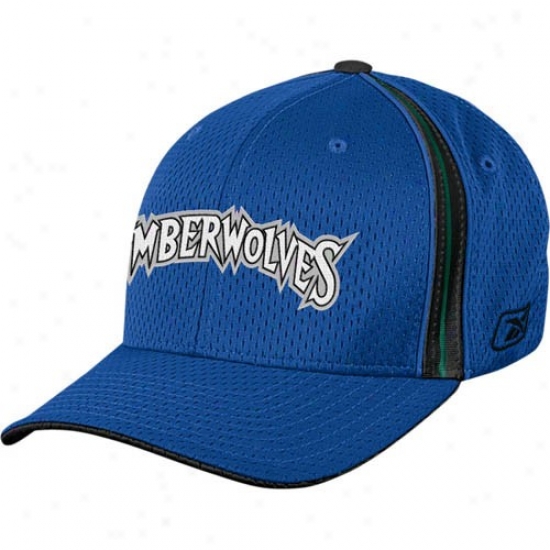 Minnesota Timberwolves Cap : Reebok Minnesota Timberwolves Blue Youth Swingman Flex Fit Cap