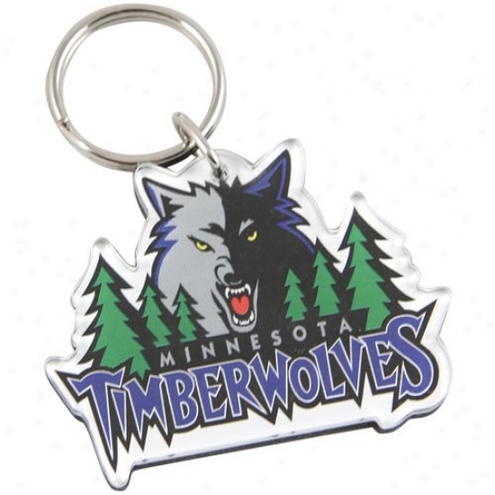 Minnesota Timberwolves High Definition Team Logo Key Ring