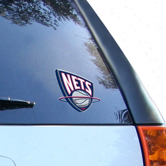 New Jersey Nets Small Window Cling