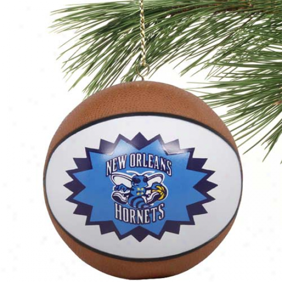 New Orleans Hornets Mini-replica Basketball Ornament