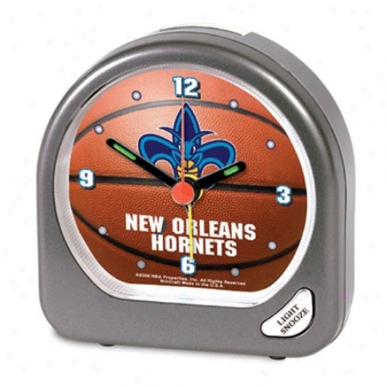 New Orleans Hornets Soft Alarm Clock