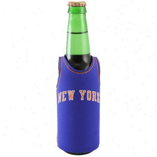 New York Knics Rogal Blue Jersey Bottle Coolie