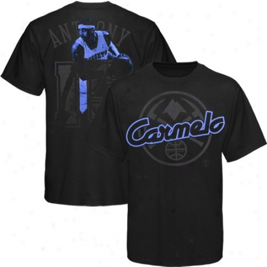 Nuggets Attire: Nuggets #15 Carmelo Anthony Black Notorious T-shirt