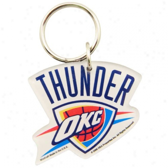 Oklahoma City Thunder High Definition Keychain