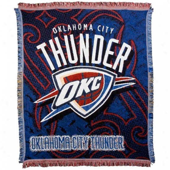 Oklahoma City Thunder Jacquard Woven Blqnket Throw