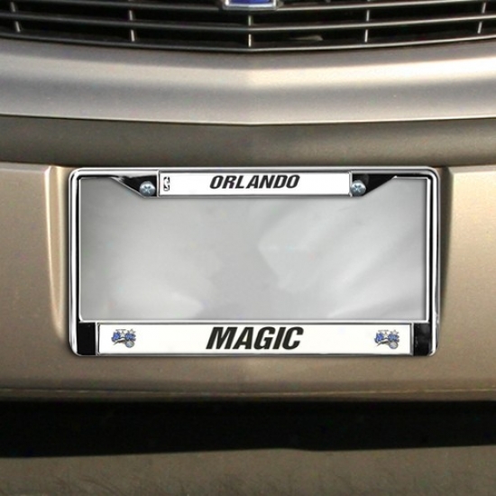 Orlando Magic Chrome License Plate Frame