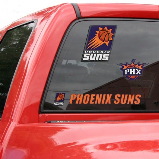 Phoenix Suns 11x17 Window Clings Shedt