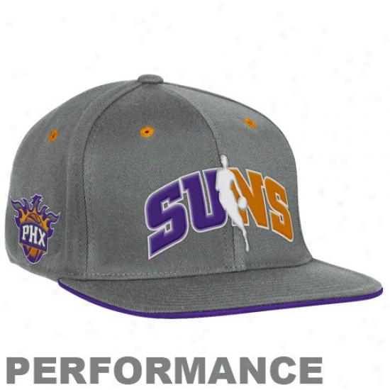 Phoenix Suns Cardinal's office : Adidas Phoenix Suns Gray Official Draft Dat Fitted Hat