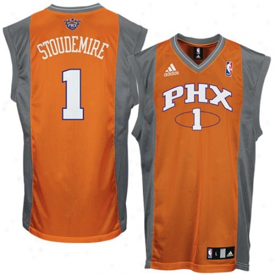 Phoenix Suns Jerseys : Adidas Phoenix Suns #1 Amare Stoudemire Orange Alternate Replica Basketball Jerseys