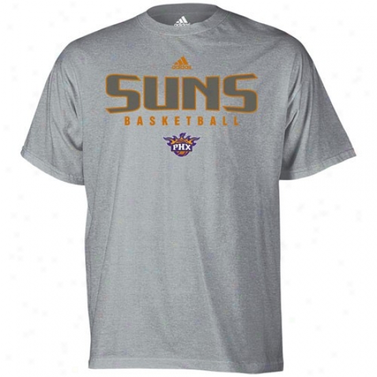 Phoenix Suns Shirts : Adidas Phoenix Suns Ash Absolute Shirts