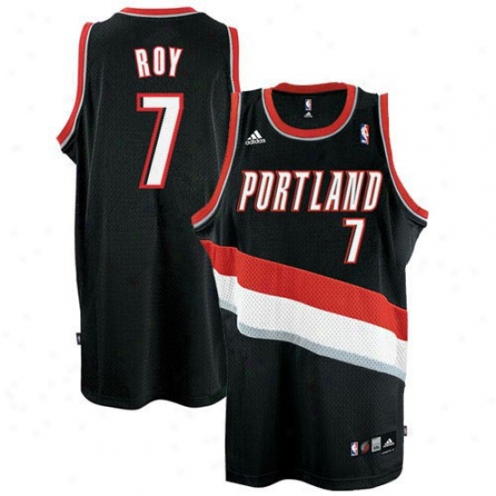 Portland Blazers Jerseys : Adidas Portland Blazers #7 Brandon Roy Youth Black Swingman Mesh Basketball Jerseys