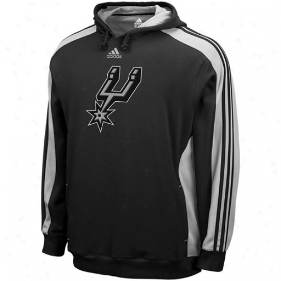 San Antonio Spurs Sweat Shirt : Adidas San Antonio Spurs Black Dice Sweat Shkrt