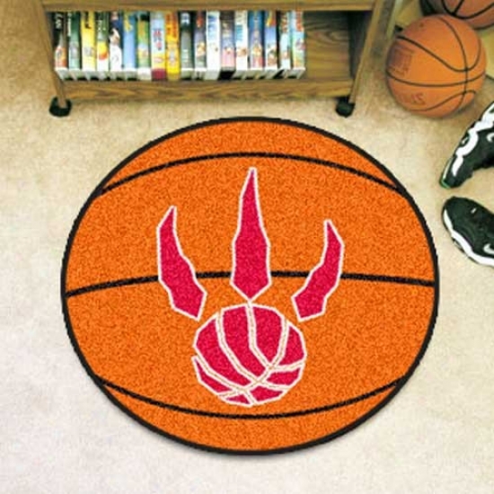 Toronto Raptors Orange Round Basketball Mat