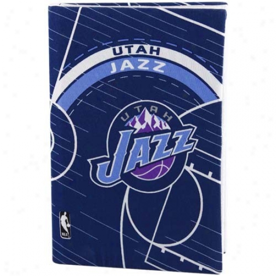 Utah Jazz Navy Blue Stretchable Book Cover