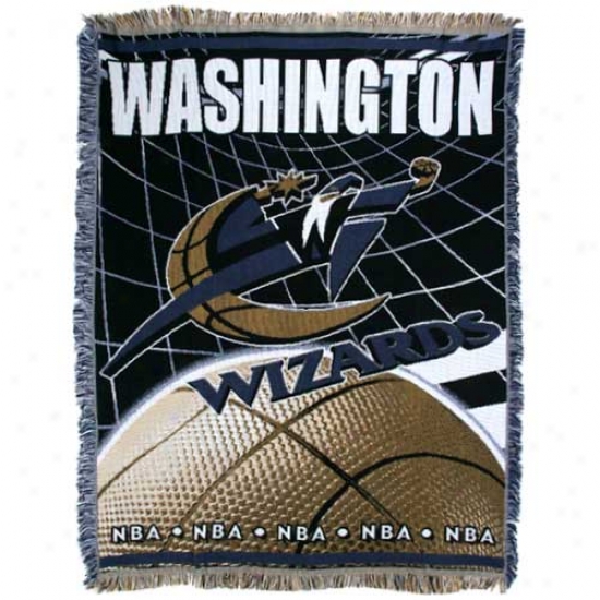 Washington Wizards JacquatdW oven Blanket Throw