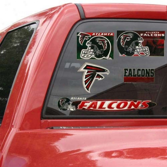 Atlanta Falcons 11'' X 17'' Window Clings Sheet