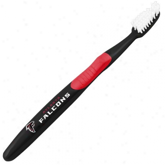 Atlanta Falcons Black Team Logo Toothbrush